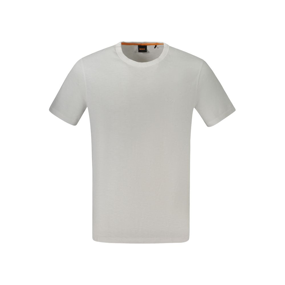 T-shirt en coton blanc pour homme Hugo Boss