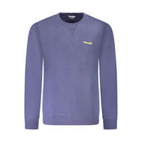 Felpa da uomo in cotone blu Wrangler