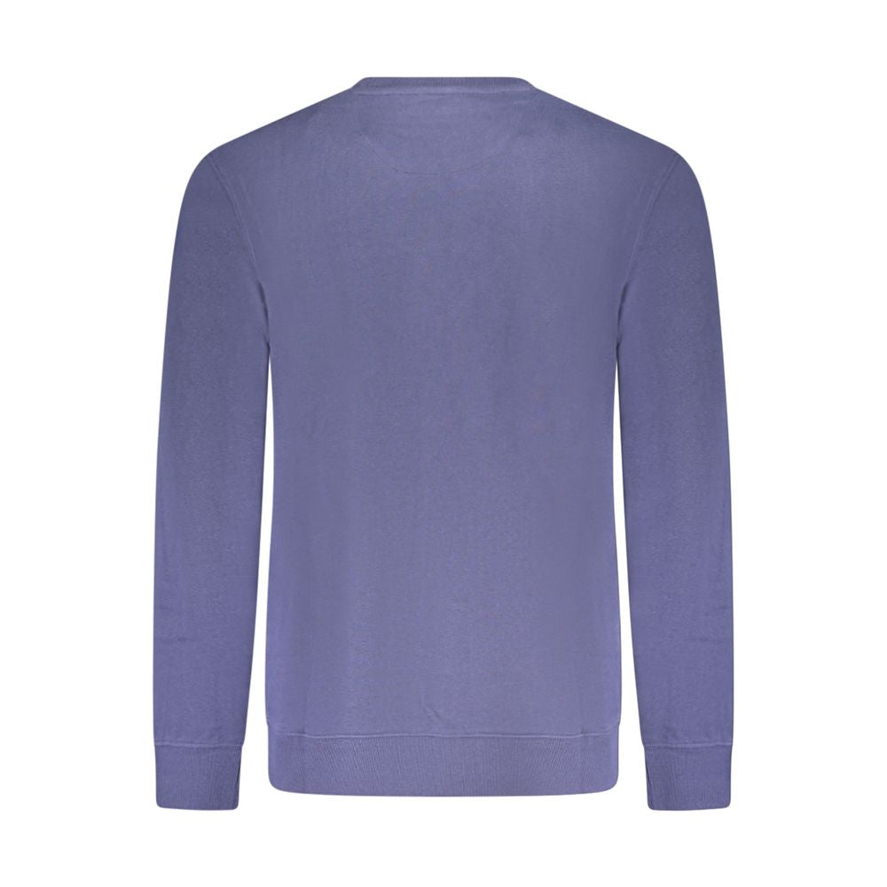 Felpa da uomo in cotone blu Wrangler
