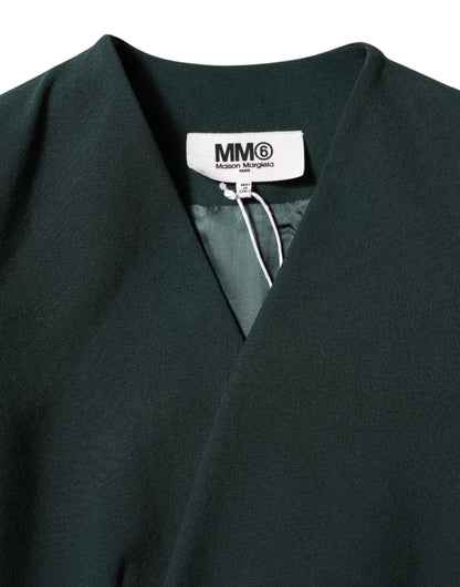 Manteau vert à un bouton Maison Margiela