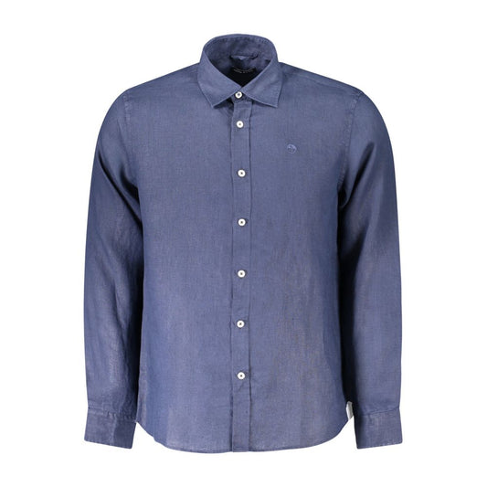 Camicia da uomo in lino blu North Sails