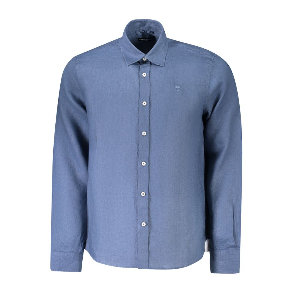 Chemise homme en lin bleu North Sails
