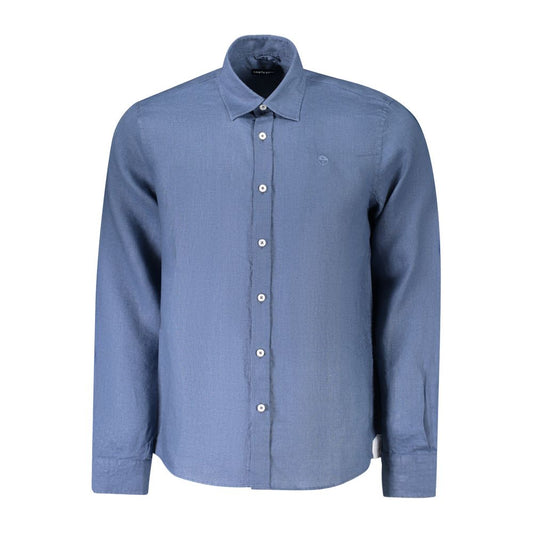 Camicia da uomo in lino blu North Sails