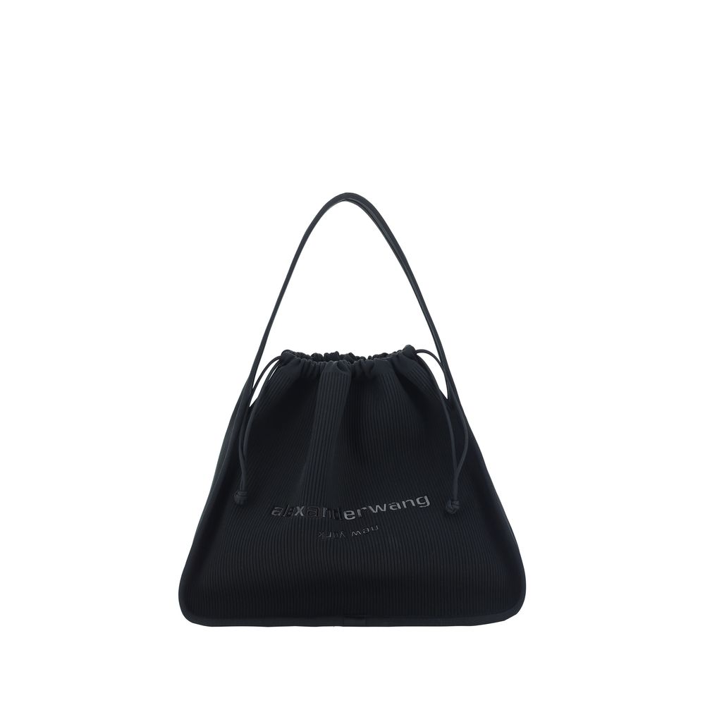 Borsa a mano in poliestere nero Alexander Wang