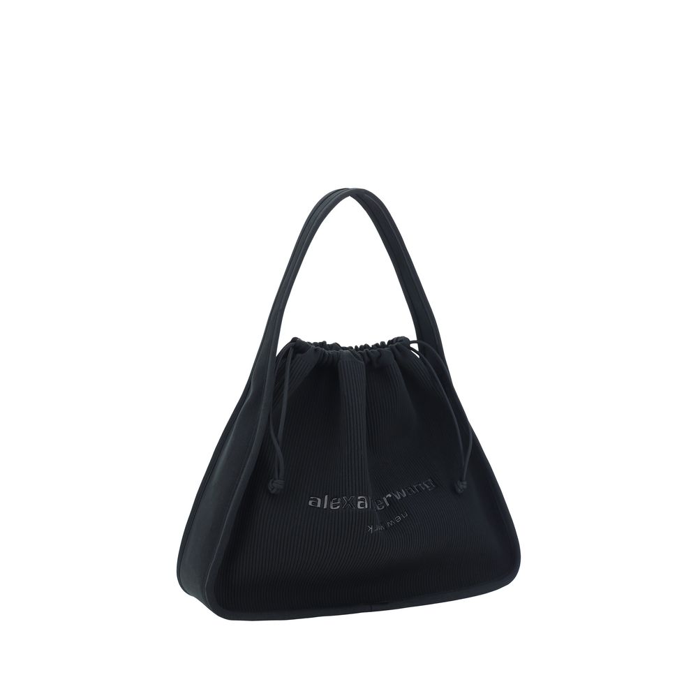 Borsa a mano in poliestere nero Alexander Wang