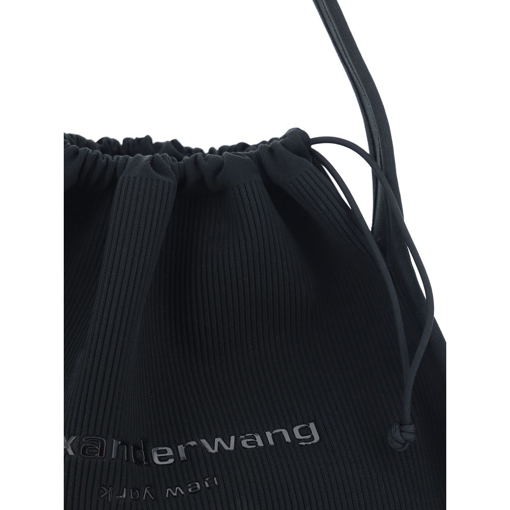 Borsa a mano in poliestere nero Alexander Wang