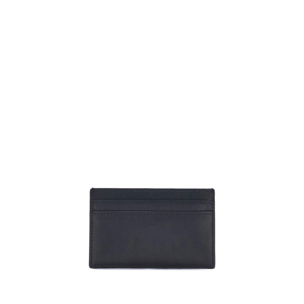 Portafoglio Bos Taurus in pelle di vitello nera Alexander McQueen