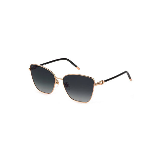 Occhiali da sole da donna Furla in metallo dorato