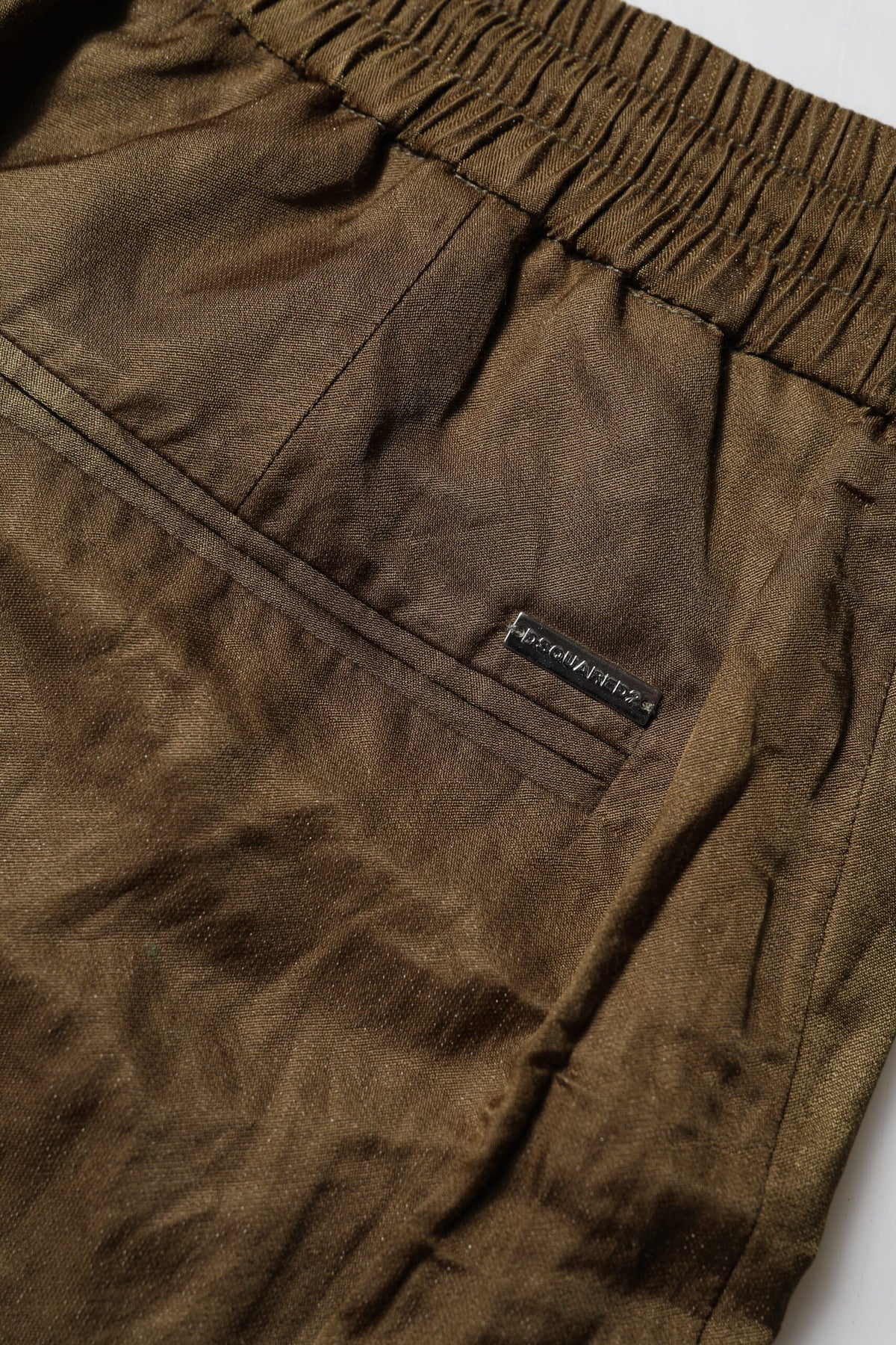 Dsquared² bruna midjehöga damträningsbyxor