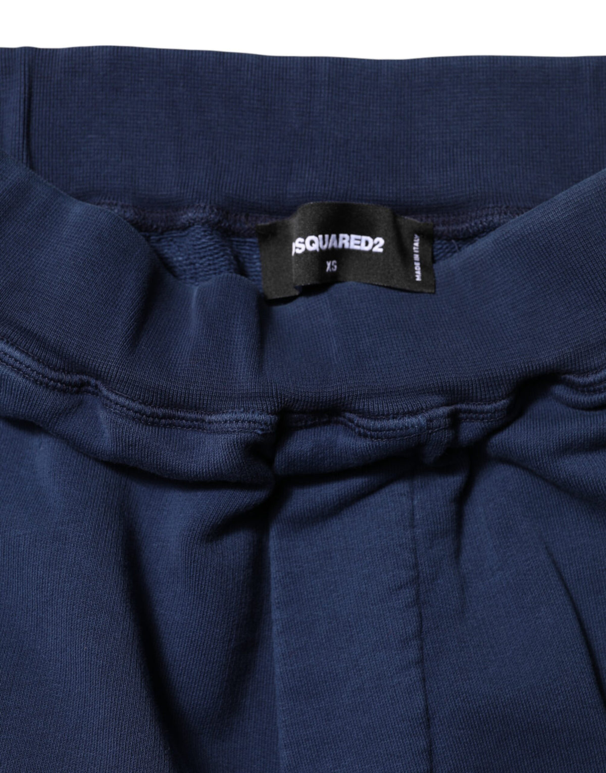 Dsquared² blå midjehöga joggingsbyxor i bomull