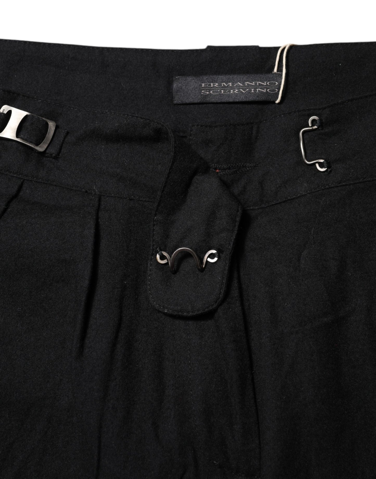 Pantaloni neri a vita alta Ermanno Scervino