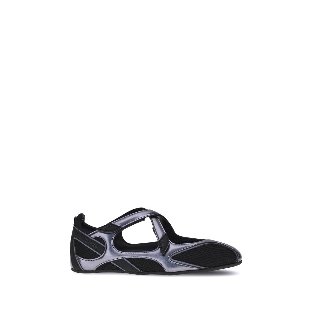 Ballerine Attico in polietilene nero