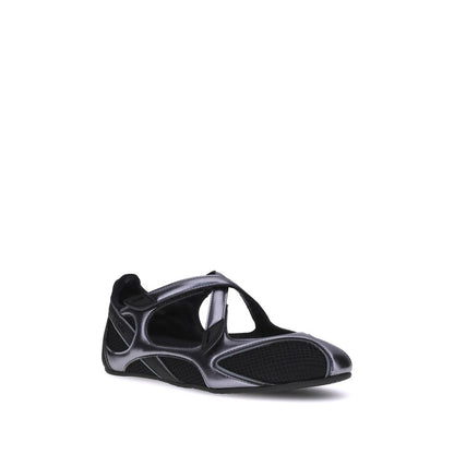 Ballerine Attico in polietilene nero