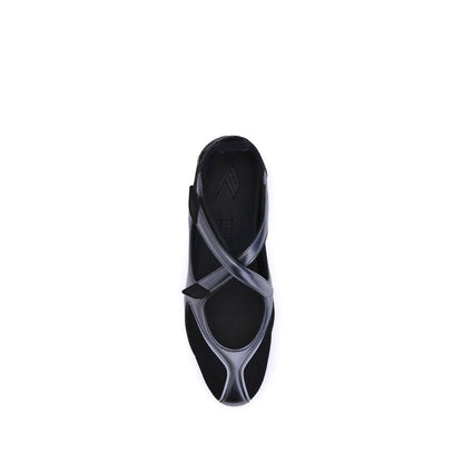 Ballerine Attico in polietilene nero