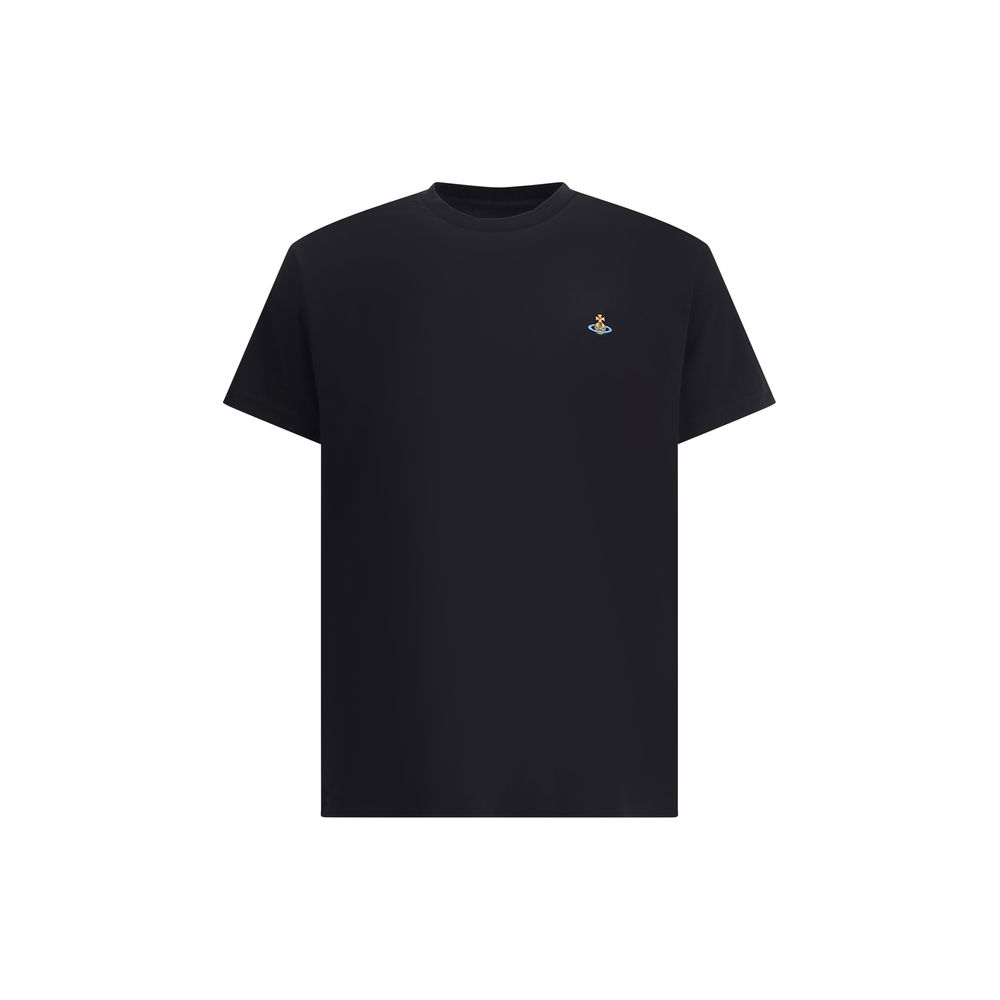 Maglietta nera in cotone Vivienne Westwood