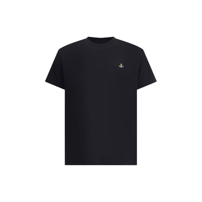 Maglietta nera in cotone Vivienne Westwood
