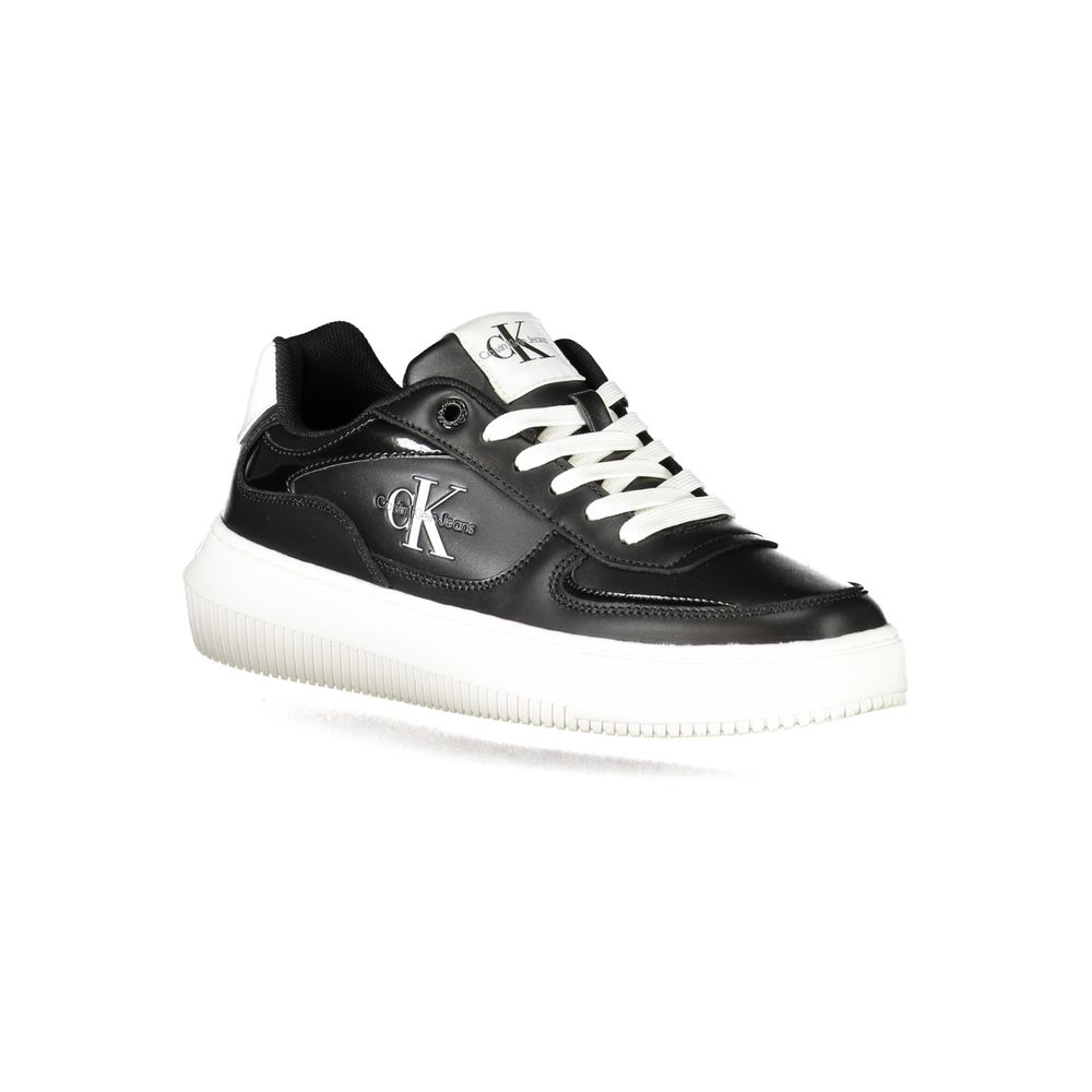 Baskets Calvin Klein noires en polyuréthane pour femmes