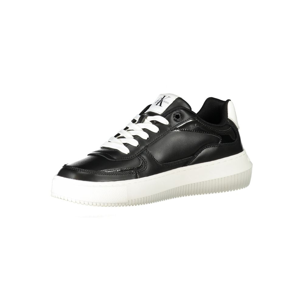 Baskets Calvin Klein noires en polyuréthane pour femmes