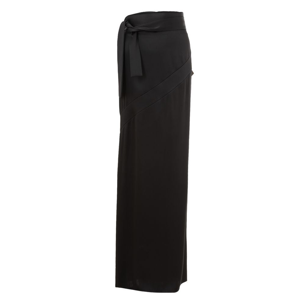 Jupe longue en acétate noir Tom Ford