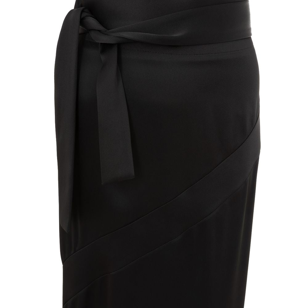 Jupe longue en acétate noir Tom Ford
