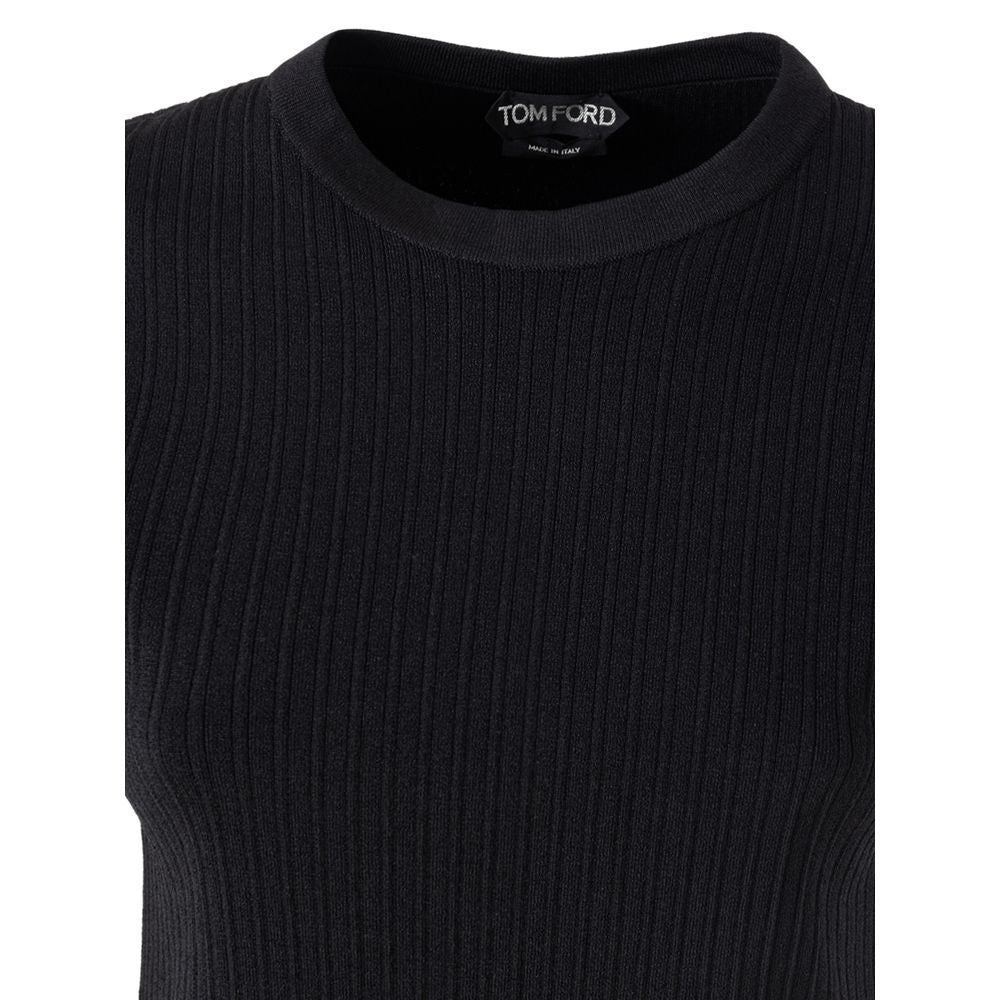 Maglietta in seta nera di Tom Ford