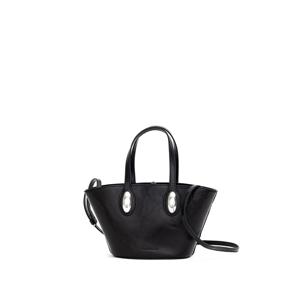 Borsa a tracolla in pelle nera di Alexander Wang