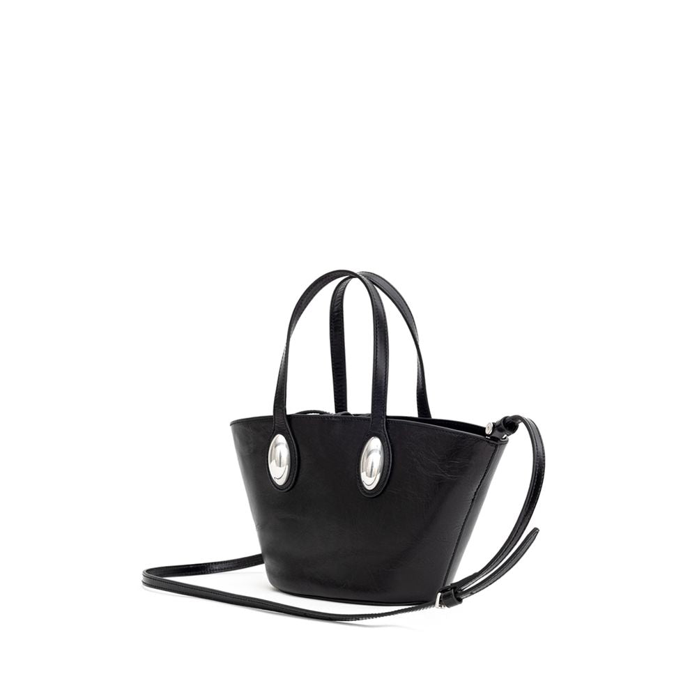 Borsa a tracolla in pelle nera di Alexander Wang