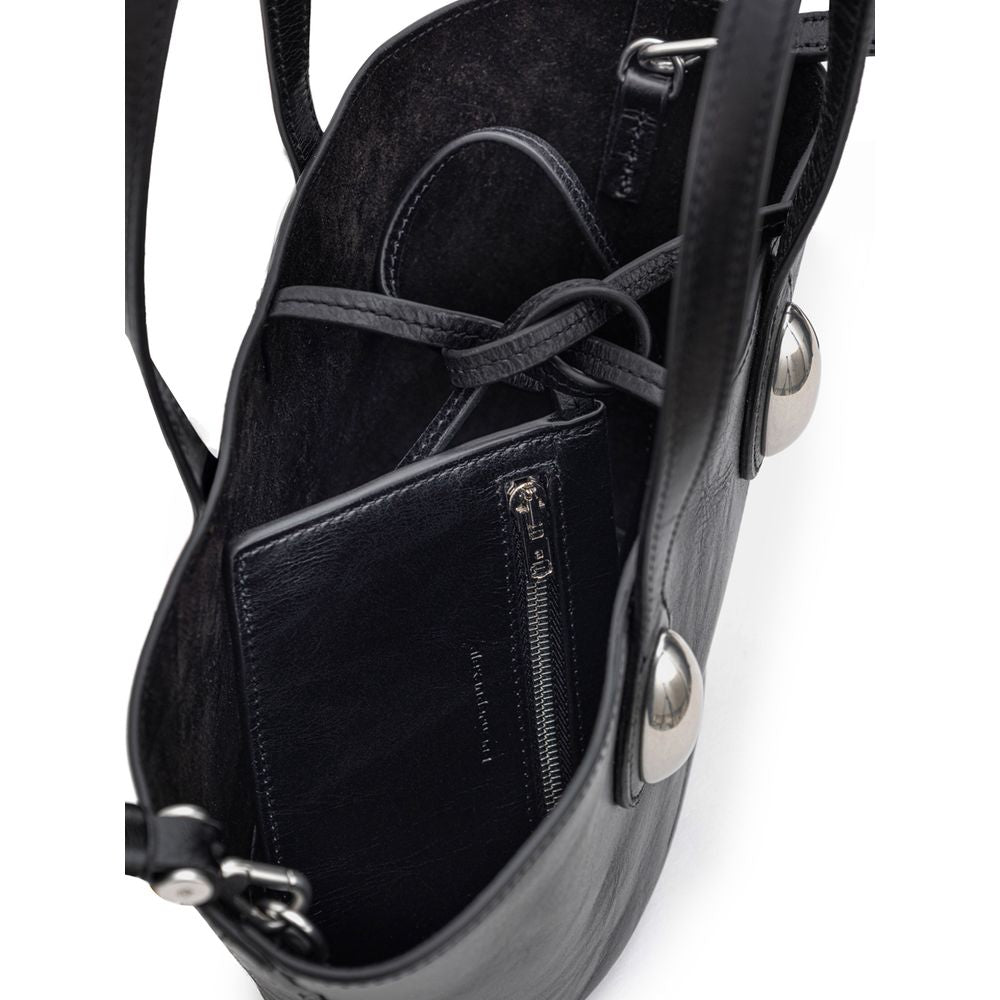 Borsa a tracolla in pelle nera di Alexander Wang