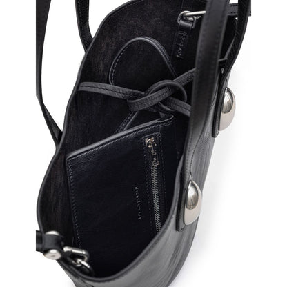 Borsa a tracolla in pelle nera di Alexander Wang