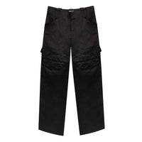 Pantaloni cargo in viscosa nera Tom Ford