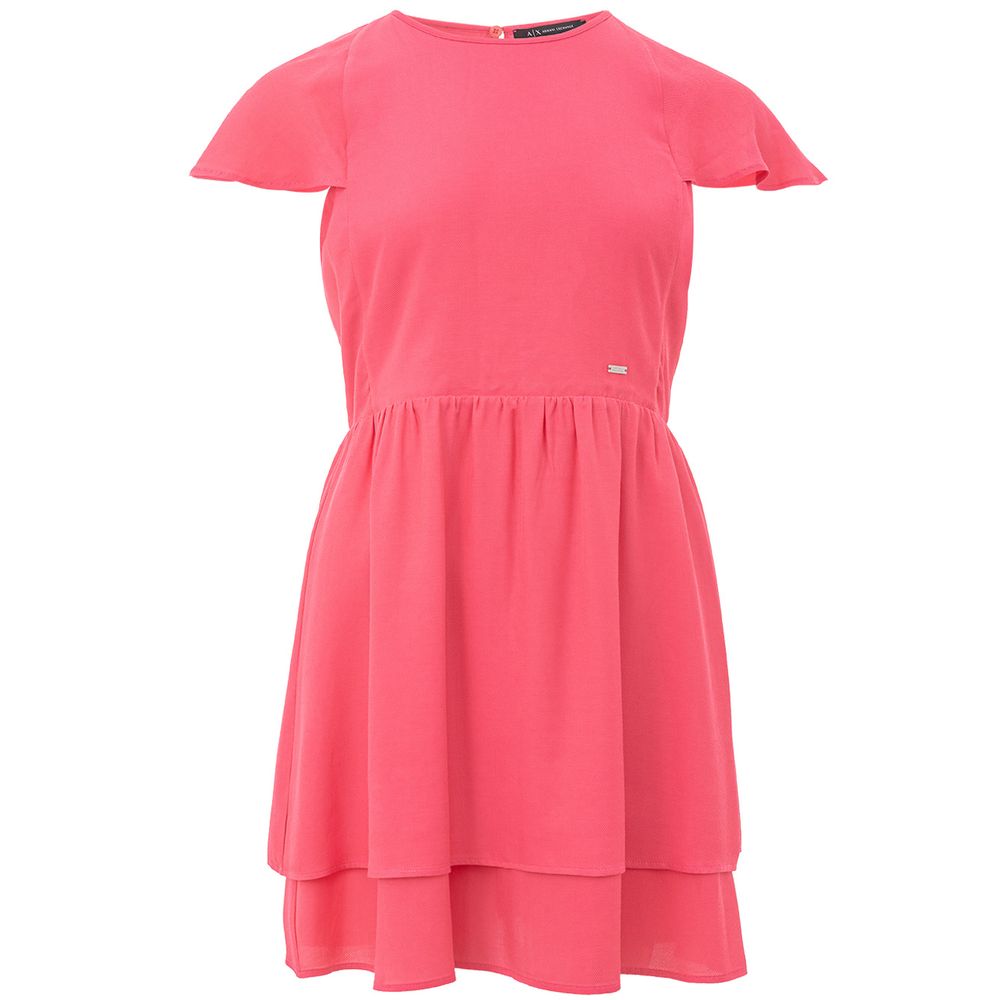 Robe décontractée en viscose fuchsia Armani Exchange