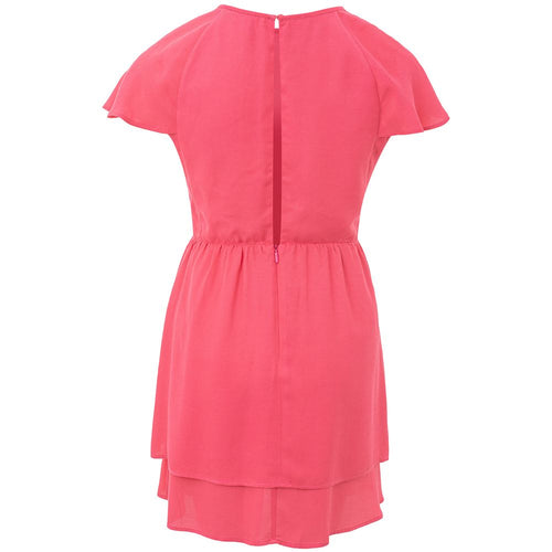 Armani Exchange Fuchsie Viskose Freizeitkleid