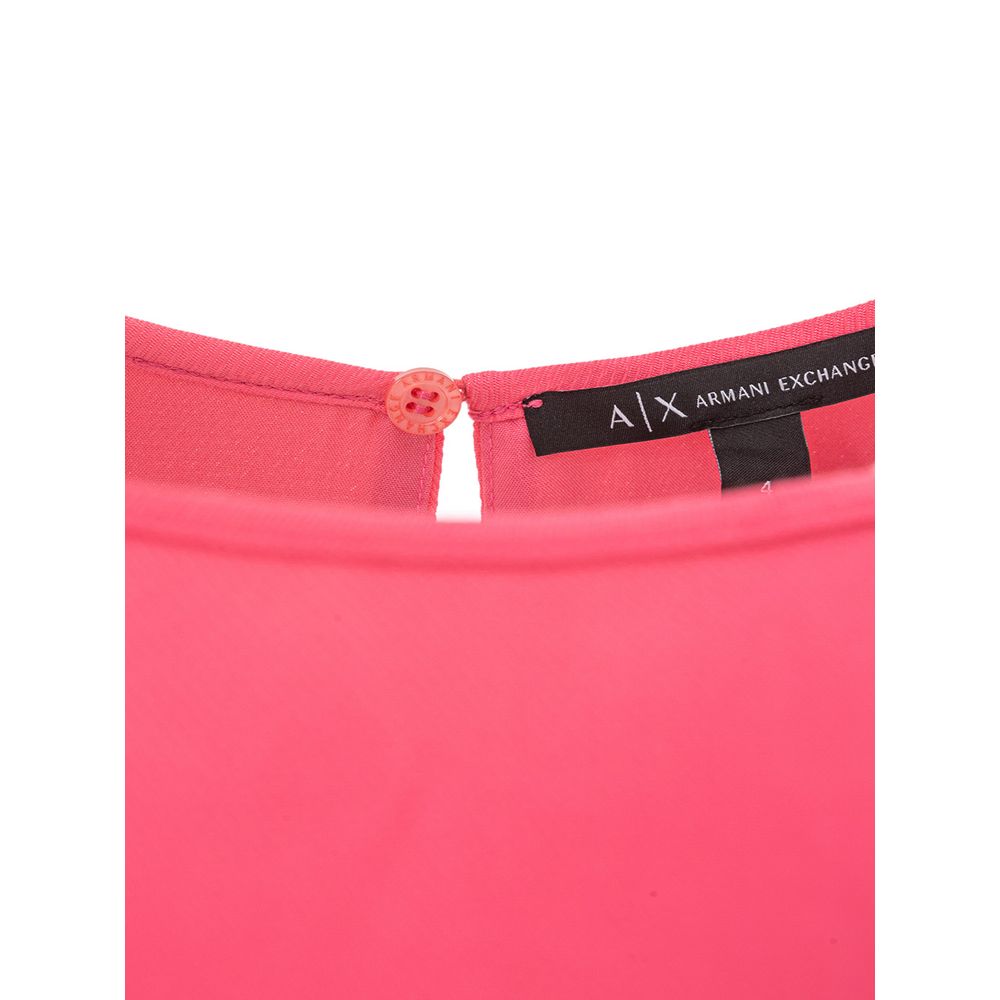 Robe décontractée en viscose fuchsia Armani Exchange