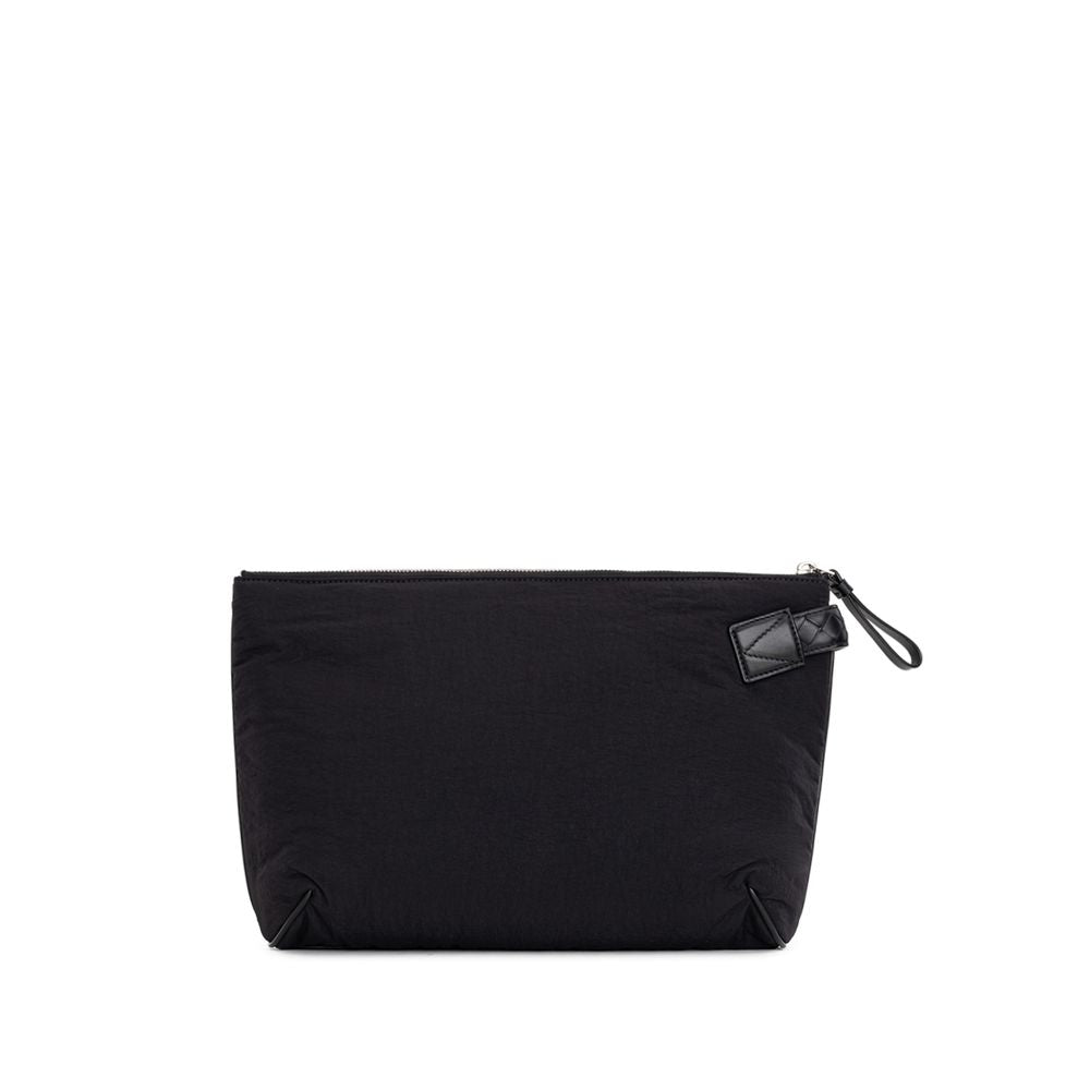 Pochette Bottega Veneta en nylon noir