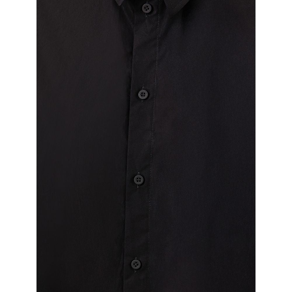 Robe longue Balenciaga en coton noir