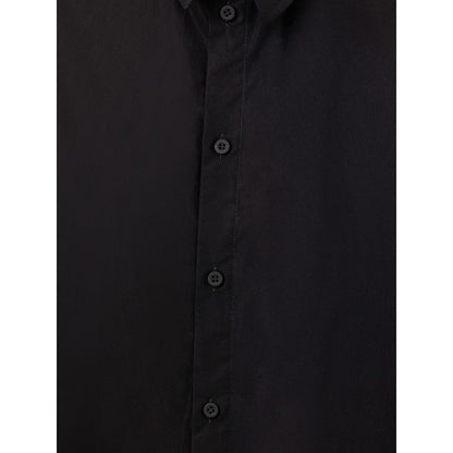 Robe longue Balenciaga en coton noir