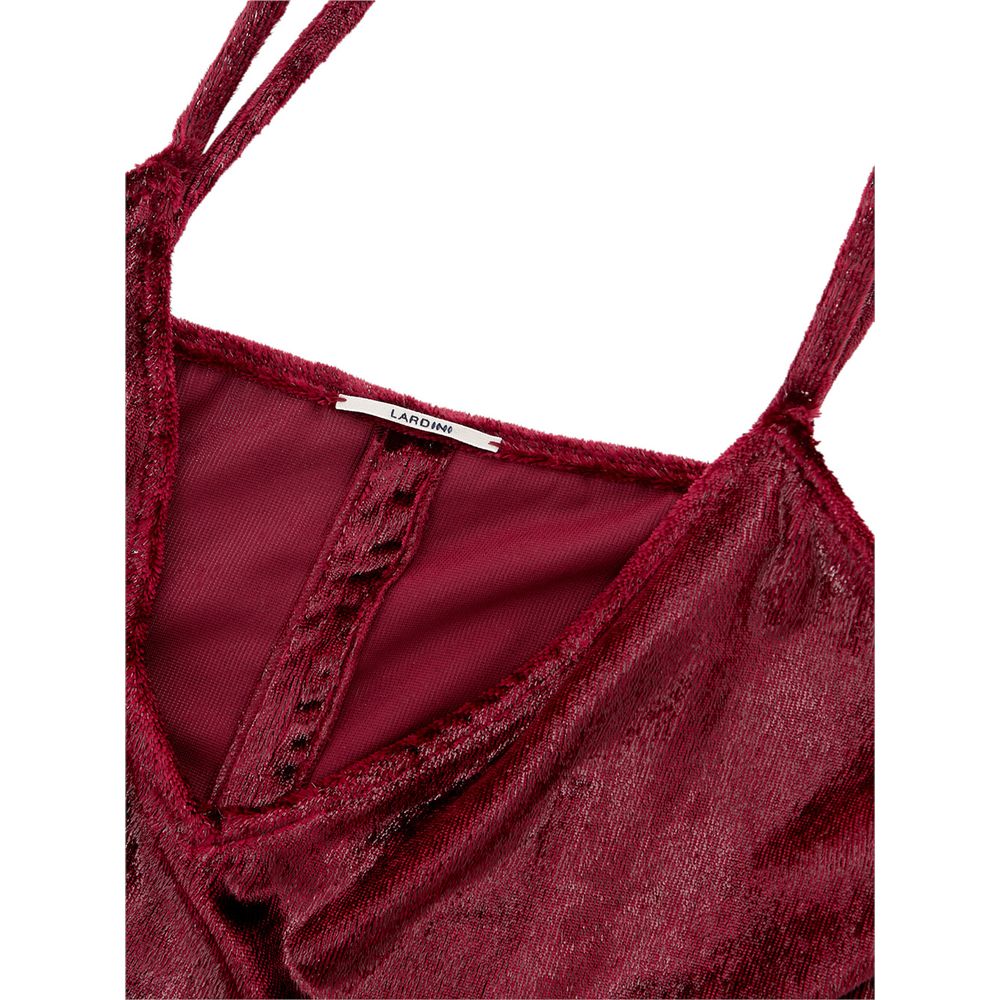 Robe de cocktail Lardini Bordeaux en polyester