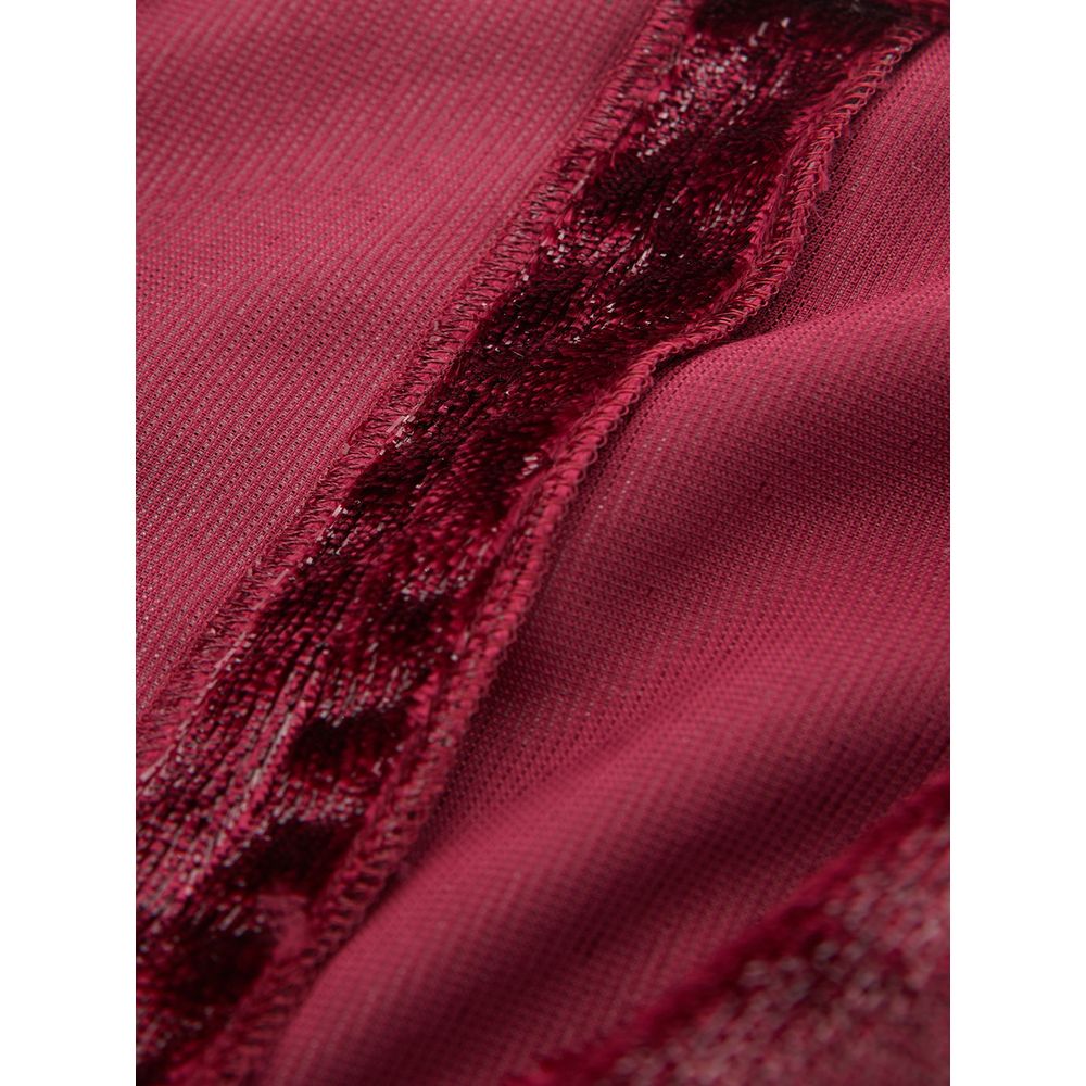Robe de cocktail Lardini Bordeaux en polyester