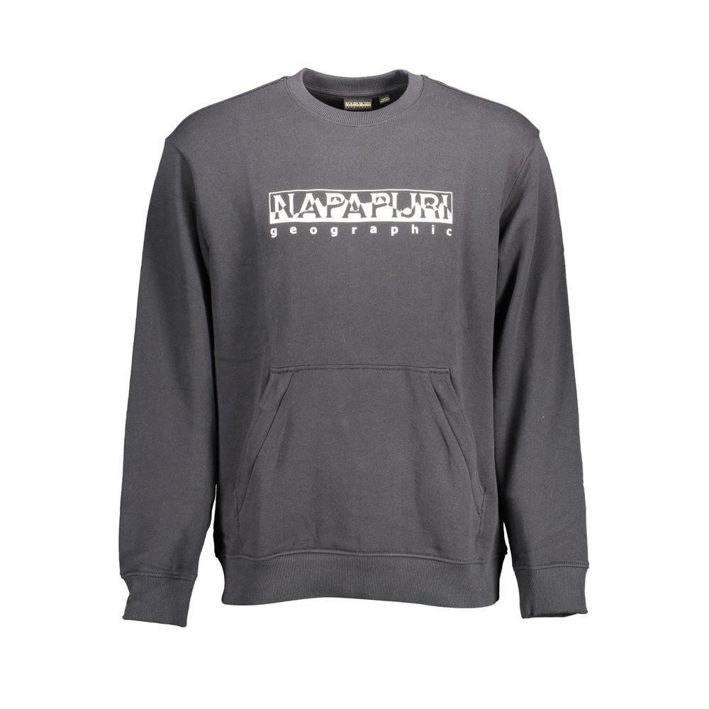 Sweat-shirt Napapijri en coton noir pour homme
