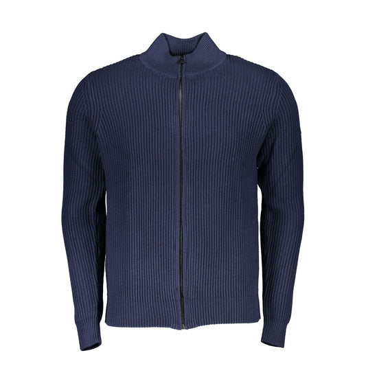 Cardigan da uomo in cotone blu North Sails