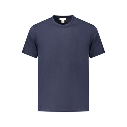 T-shirt da uomo in cotone blu Calvin Klein