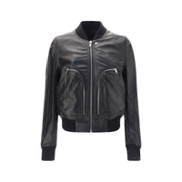 Giacca Rick Owens in pelle modello Bauhaus Flight