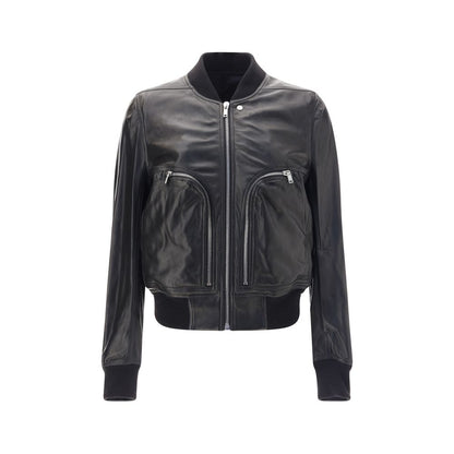 Giacca Rick Owens in pelle modello Bauhaus Flight