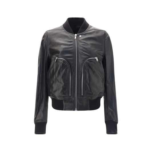 Giacca Rick Owens in pelle modello Bauhaus Flight