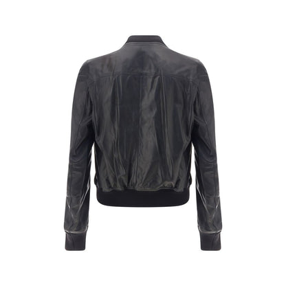 Giacca Rick Owens in pelle modello Bauhaus Flight
