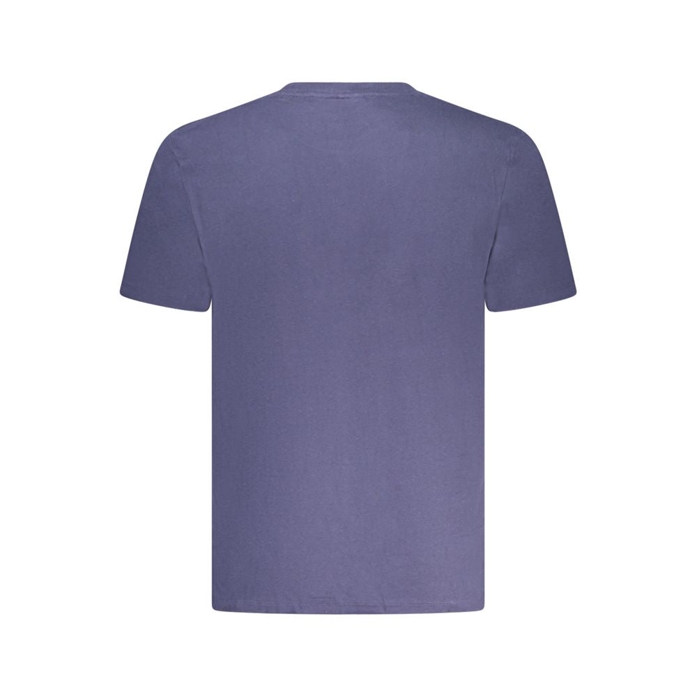 T-shirt homme Wrangler bleu en coton