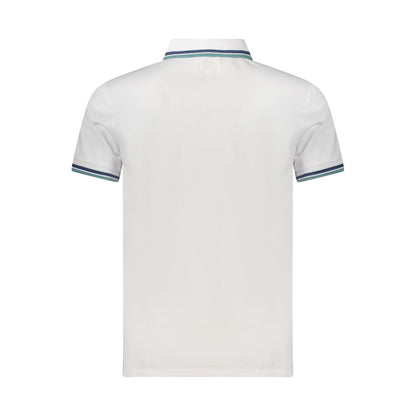 Polo da uomo in cotone bianco Guess Jeans