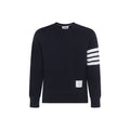 Sweat-shirt en coton bleu Thom Browne