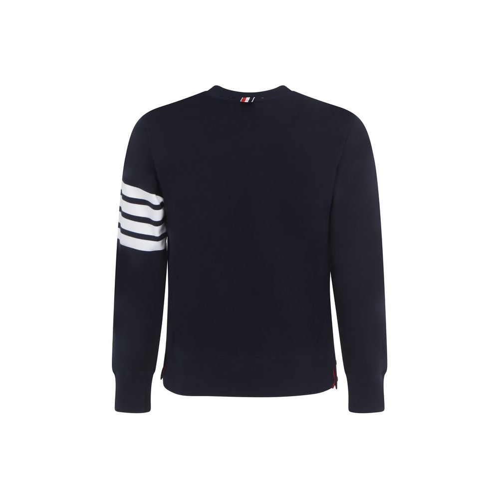 Sweat-shirt en coton bleu Thom Browne