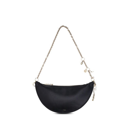 Borsa a tracolla Chloé Bos Taurus in pelle di vitello nera